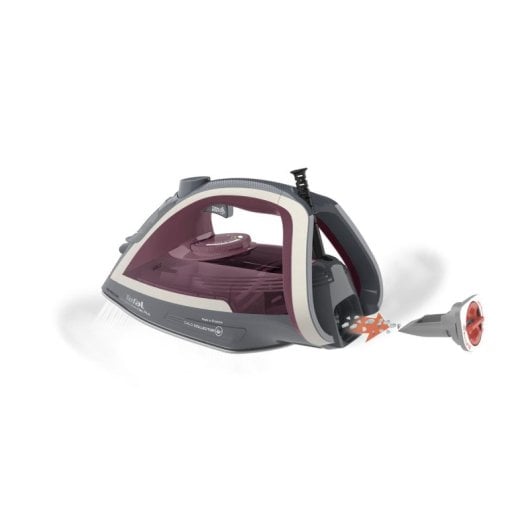 Plancha de vapor Tefal Ultragliss Anti-Calc Plus FV6840 2800W púrpura antical
