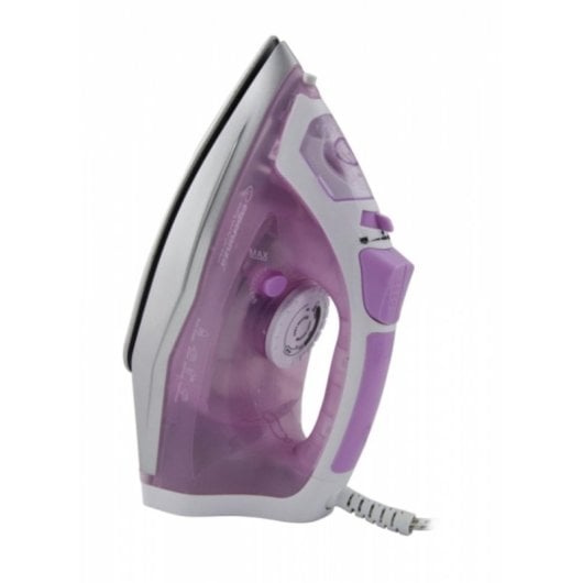 Ferro a vapor Esperanza EHI004 base cerâmica 2400 W cabo 1,5 m púrpura branco