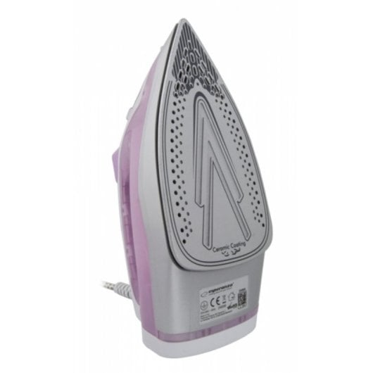 Ferro a vapor Esperanza EHI004 base cerâmica 2400 W cabo 1,5 m púrpura branco