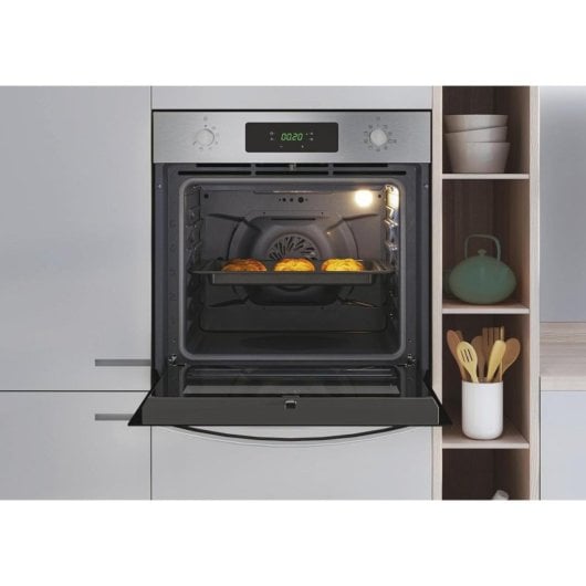 Horno eléctrico Candy FCID X676 65L Inox pirolítico con vapor y display táctil