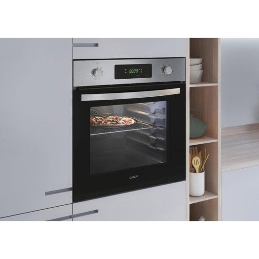 Horno eléctrico Candy FCID X676 65L Inox pirolítico con vapor y display táctil