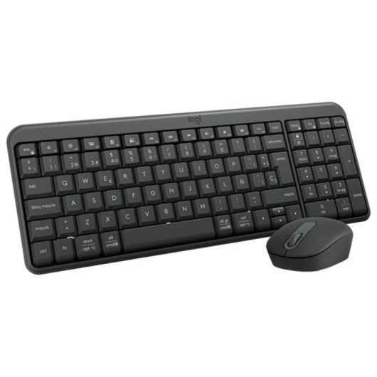 Teclado membrana Logitech MK250 Layout ES Bluetooth compacto y ratón óptico
