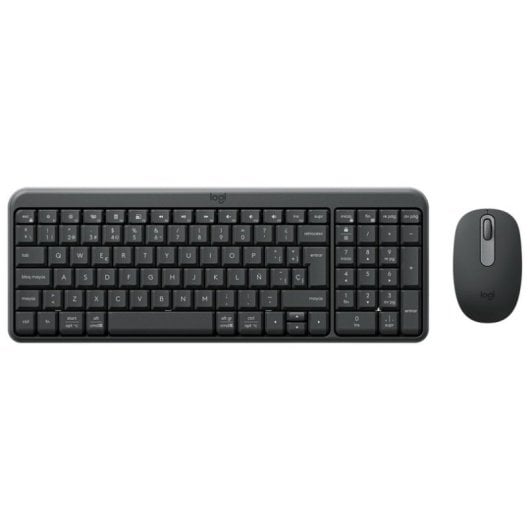Tastiera + mouse a membrana Logitech MK250 Layout ES Bluetooth compatto