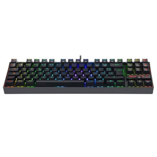 Teclado mecánico Redragon K552P-KR-FR AZERTY FR RGB TKL 88 teclas