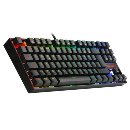 Teclado mecánico Redragon K552P-KR-FR AZERTY FR RGB TKL 88 teclas