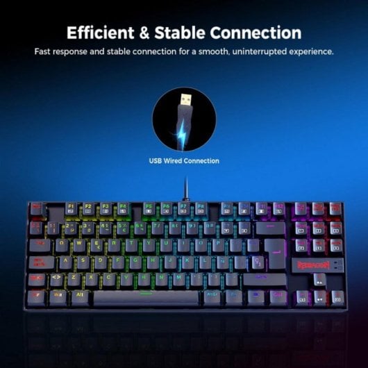 Tastiera meccanica Redragon K552p-kr-es Layout ES retroilluminazione RGB