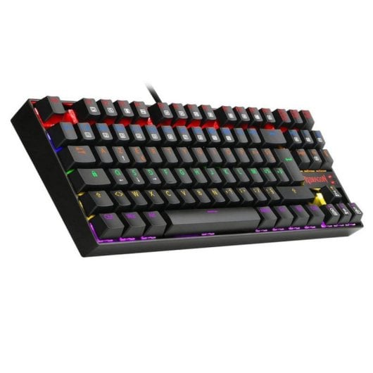Teclado mecánico Redragon K552 TKL AZERTY FR retroiluminado arcoíris