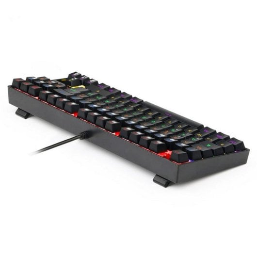 Teclado mecánico Redragon K552 TKL AZERTY FR retroiluminado arcoíris