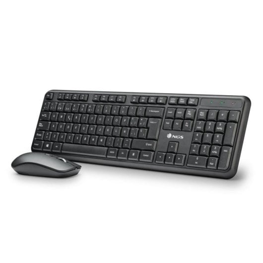 NGS Serenity Kit Conjunto de Teclado Membrana e Rato Sem Fios Ambidestro Silencioso (ES)
