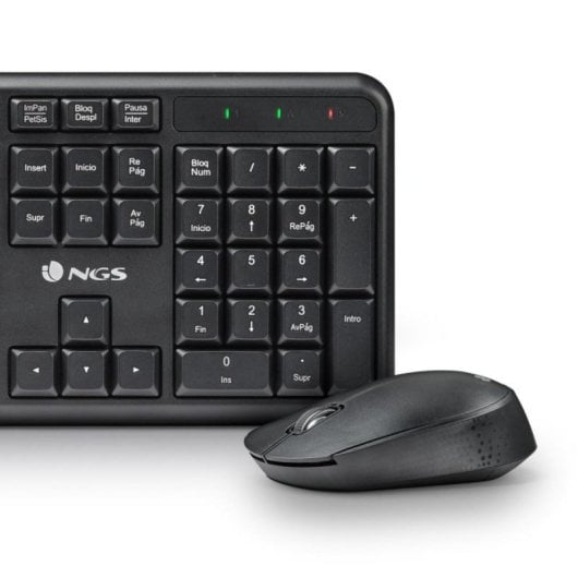 Teclado de membrana NGS Harmony Kit Layout ES sem fio teclas multimédia