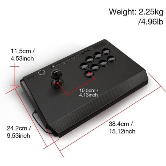 Qanba Titan Arcade Stick Sanwa PS5 PS4 PC