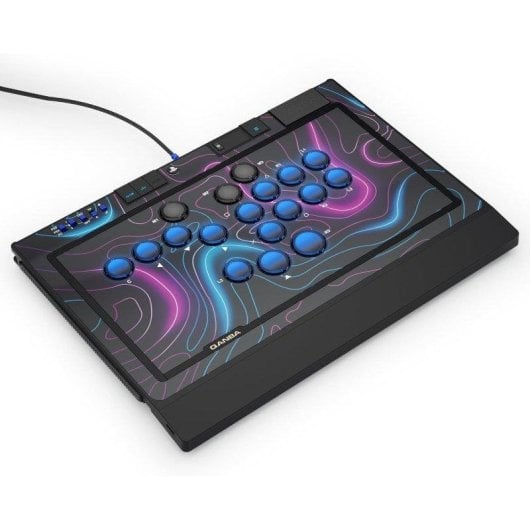 Qanba Sapphire Arcade Stick Leverless 18 Botones Personalizables PS5 PS4 PC