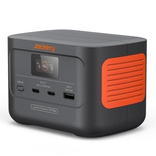 Station d'énergie Jackery Explorer 100 Plus 99,2Wh 3 ports USB Batterie LiFePO4 Écran LCD