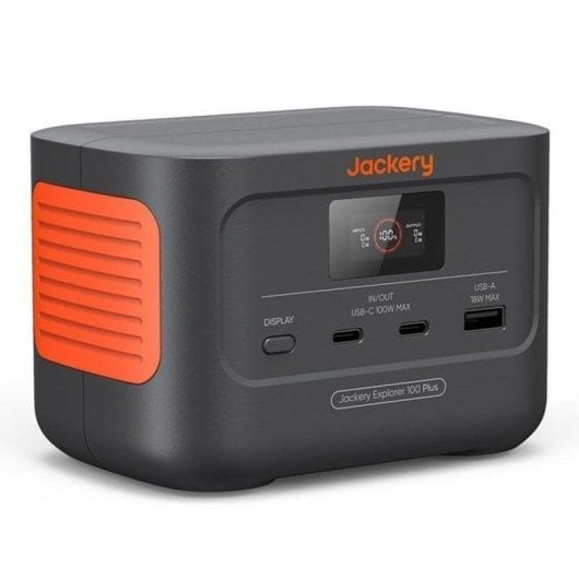 Station d'énergie Jackery Explorer 100 Plus 99,2Wh 3 ports USB Batterie LiFePO4 Écran LCD