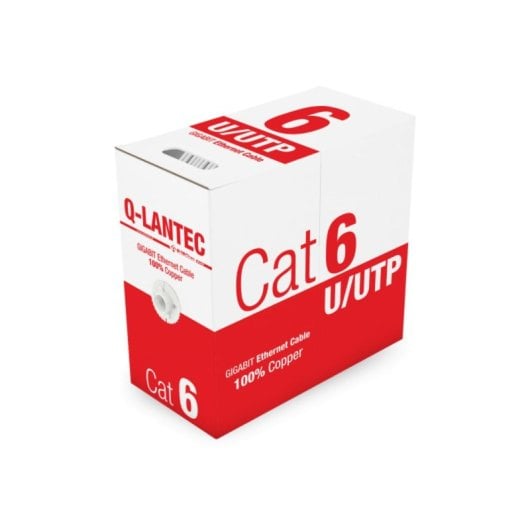 Câble réseau Alantec KIU6PVC305Q Cat6 U/UTP 305 m gris clair