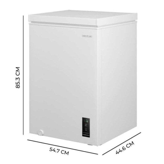 Congelatore Cecotec Bolero CoolMarket Chest 99P 99L Dual UltraContact White