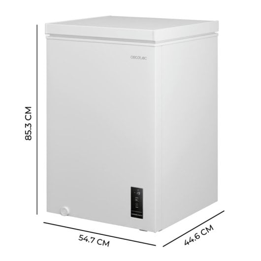 Congelatore Cecotec Bolero CoolMarket Chest 99P 99L Dual UltraContact White