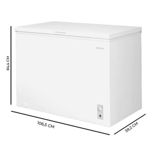 Congelatore Cecotec Bolero CoolMarket Chest 293M White D 293L Dual UltraContact