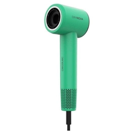 Secador de Cabelo Iónico Cecotec DryNova Green Leaf 1600W 4 Temperaturas 2 Velocidades Motor Brushless Compacto com Difusor e Concentrador Verde