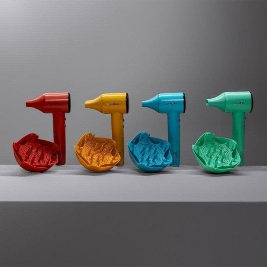 Secador de Cabelo Iónico Cecotec DryNova Green Leaf 1600W 4 Temperaturas 2 Velocidades Motor Brushless Compacto com Difusor e Concentrador Verde