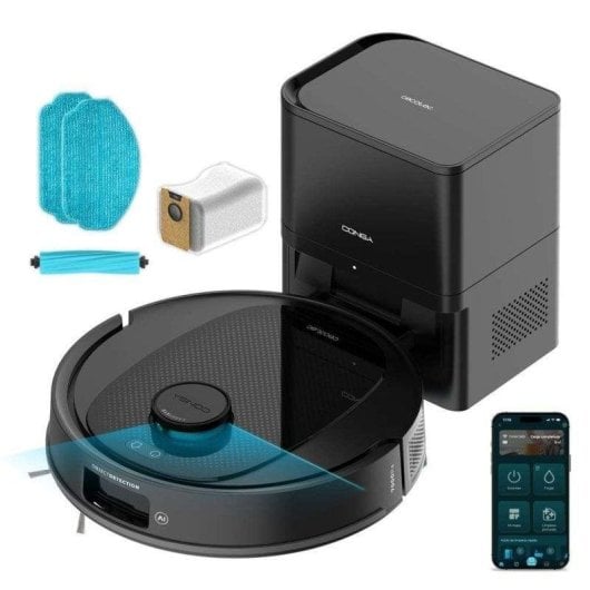 Aspirateurs Robots et Laveur Cecotec Conga Y80 X-Treme Vidage Automatique Navigation Laser 13.000 Pa IA Assistant Vocal