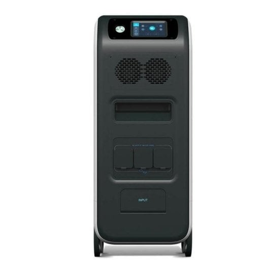 Station d’énergie Bluetti EP500 5120Wh 3 AC 4 USB Batterie LiFePO4 Écran tactile Charge solaire