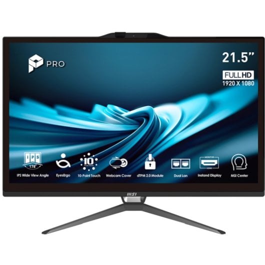 MSI Pro AP222T 14M-438XEU Intel Core i5-14400/16GB/512GB SSD/21.5" Tátil