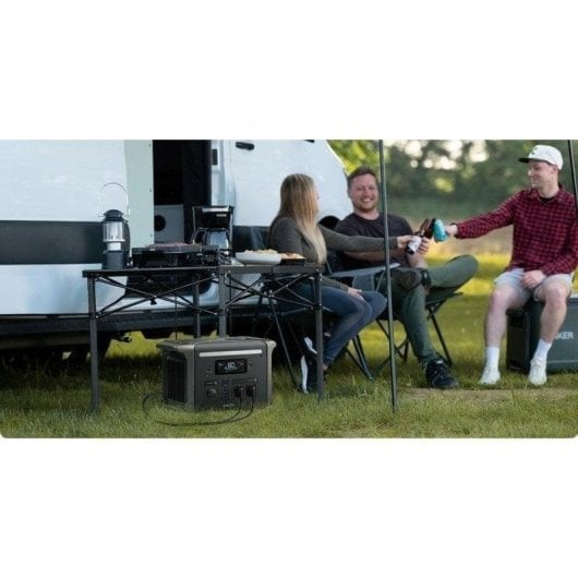 Station d’énergie Anker Solix F1500 1536Wh 2 ports AC 4 USB-A 2 USB-C Batterie LiFePO4 Écran LED Compatibilité solaire