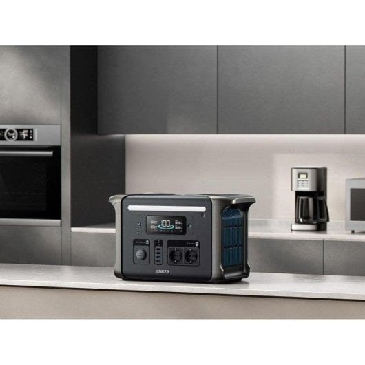 Stazione di energia Anker Solix F1500 1536Wh 2 AC 6 USB LiFePO4 Display LED Asa Solare