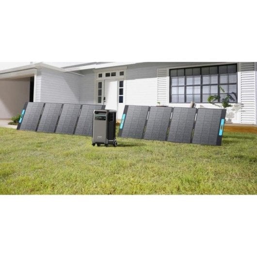 Station d’énergie Anker Solix F3800 3840 Wh 3 ports AC 5 USB Batterie Li-ion Écran LED Chargeur solaire compatible