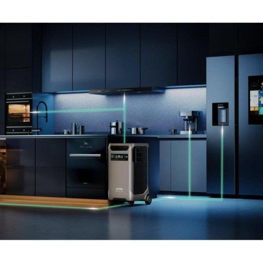 Station d’énergie Anker Solix F3800 3840 Wh 3 ports AC 5 USB Batterie Li-ion Écran LED Chargeur solaire compatible