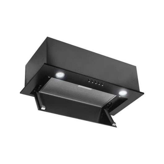 Hotte aspirante Ciarko SL-BOX Glass Extraction mixte 60cm LED noire