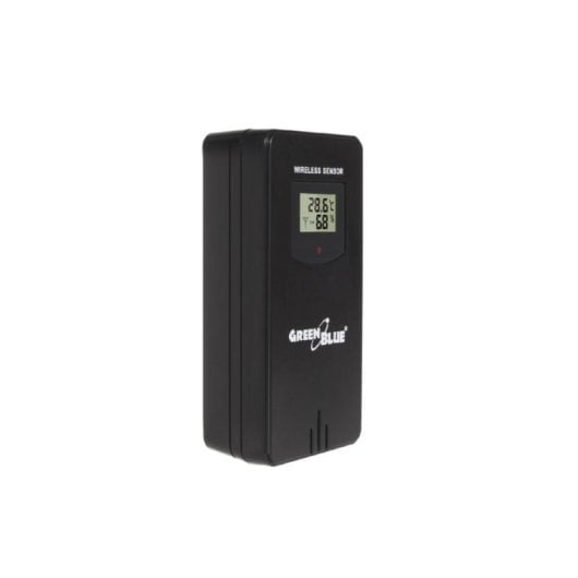 Stazione Meteo Greenblue 46003 Nero Wireless LCD Barometro Igrometro Termometro