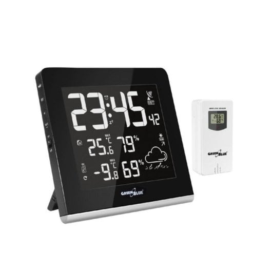 Stazione Meteo Greenblue 51193 LCD Nero-Bianco Sensore Esterno