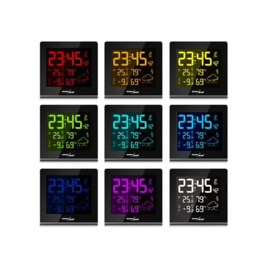 Stazione Meteo Greenblue 51193 LCD Nero-Bianco Sensore Esterno
