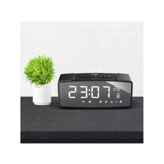 Radio sveglia Greenblue 62917 Bluetooth Display Digital FM Termometro