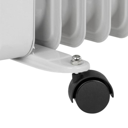 Radiador Eléctrico Noveen OH11 2500W grande con control mecánico y ruedas giratorias