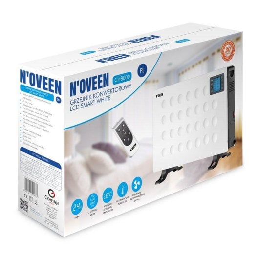 Convector Noveen CH8000 LCD Smart 2000W Pantalla LCD Termostato 3 Niveles