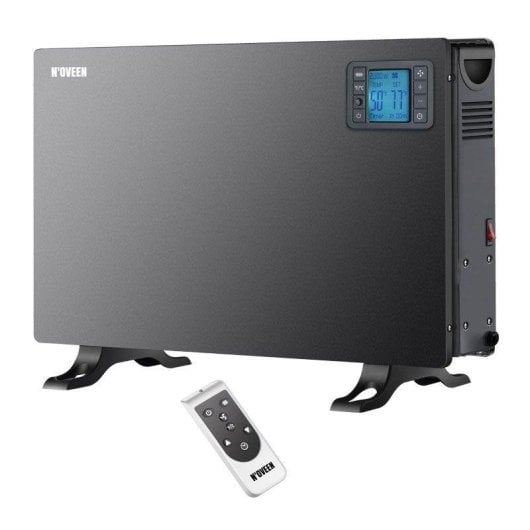 Convector Noveen CH7100 LCD Smart 2000W Pantalla LCD Control Remoto Negro