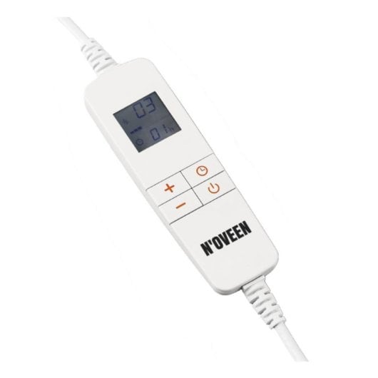 Manta eléctrica Noveen EB655 LCD 1800x1300mm marrón 160W 10 niveles autostop