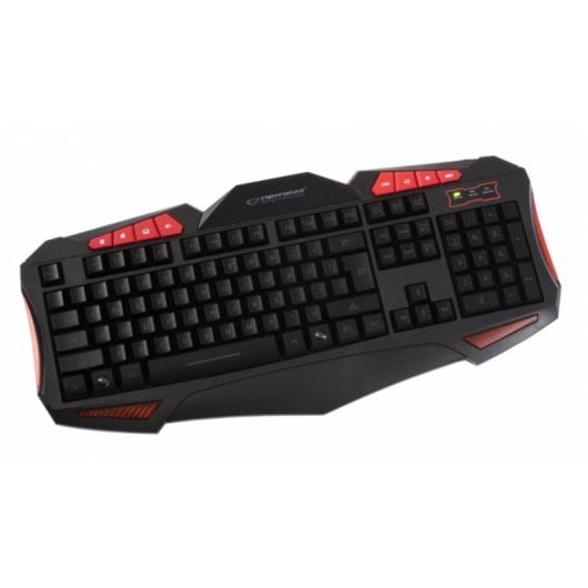 Teclado gaming de membrana Esperanza EGK3000 Layout UK retroiluminado con ratón incluido