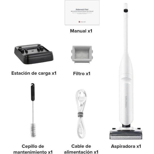 Aspiradora en Seco y Húmedo Roborock Flexi Pro 17.000 Pa Autolimpieza Rodillo Inteligente