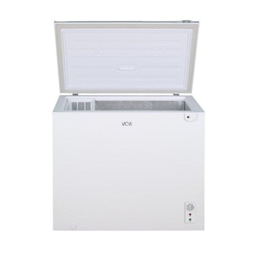 Congelador horizontal VOK EVF-291CDEW 291L dual LED silencioso convertible