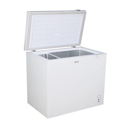 Congelador Horizontal VOK EVF-291CDEW 291L Dual LED Silencioso