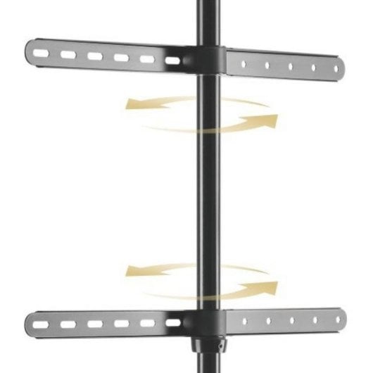 Suporte de chão Techly ICA-TR18SAM para TV 45"-65" até 32 kg, Nogueira