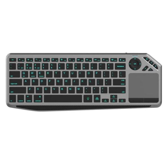 Teclado de tesoura Techly ICTB9801TB Layout US retroiluminado RGB sem fios