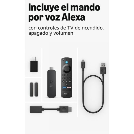Lecteur multimédia Amazon Fire TV Stick 4K Plus Quad-Core Wi-Fi 6 Alexa 8GB
