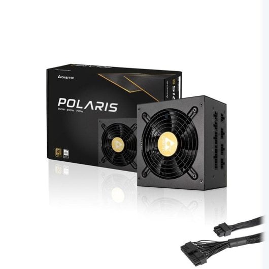 Fuente de Alimentacion Chieftec Polaris 550W Certificacion 80 PLUS Gold modular
