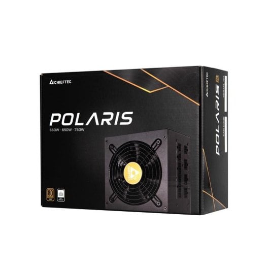 Fuente de Alimentacion Chieftec Polaris 550W Certificacion 80 PLUS Gold modular