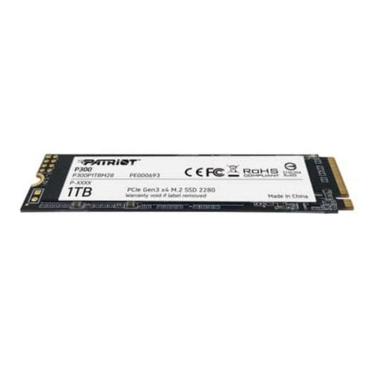 Disco Duro Patriot P300 1TB M.2 SSD 2100 MB/s PCIe 3.0 NVMe
